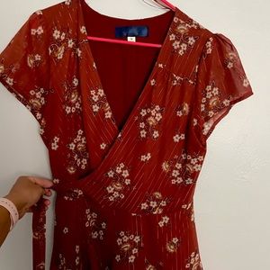 Wrap around silk shirt